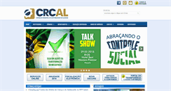 Desktop Screenshot of crcal.org.br